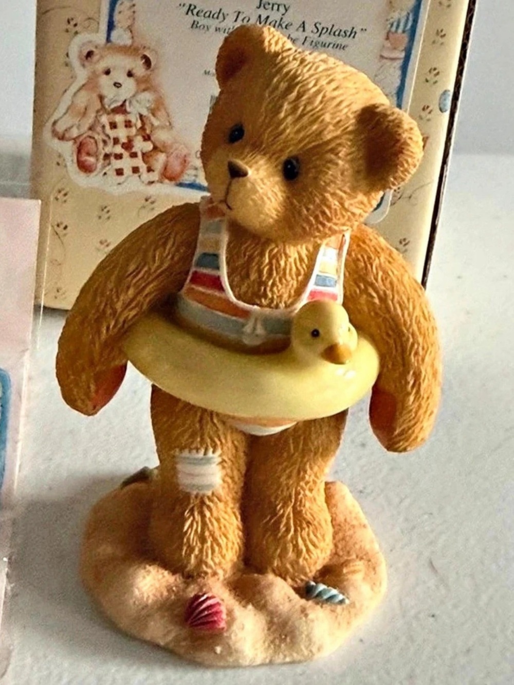 Cherished Teddies Jerry Figurine cherished teddies beach